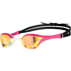 Arena Cobra Ultra Swipe Mirror Goggles - Yellow & Pink