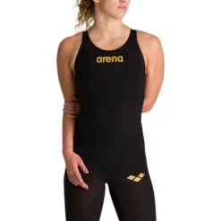 Arena Powerskin Carbon Air 2 Kneelength - Black & Gold -Swimmer Store arena powerskin carbon air 2 kneelength black gold 001128 553 8