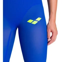 Arena Powerskin Carbon Air 2 Kneelength - Blue, Grey & Yellow -Swimmer Store arena powerskin carbon air 2 kneelength blue grey yellow 001128 853 12