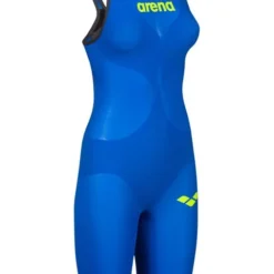 Arena Powerskin Carbon Air 2 Kneelength - Blue, Grey & Yellow -Swimmer Store arena powerskin carbon air 2 kneelength blue grey yellow 001128 853 7