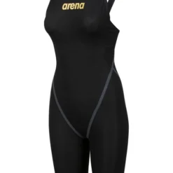 Arena Powerskin Carbon Core FX Kneelength - Black & Gold