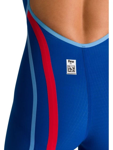 Arena Powerskin Carbon Core FX Kneelength - Ocean Blue 14 Arena Powerskin Carbon Core FX Kneelength - Ocean Blue - Image 14