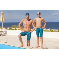 Arena Powerskin ST NEXT Jammers - Clean Sea Blue -Swimmer Store arena powerskin st next jammers clean sea blue 006351 101 14