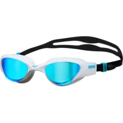 Arena The One Mirror Goggles - White & Black