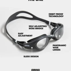 Arena The One Smoke Goggles - Blue & White 26 Arena The One Smoke Goggles - Blue & White -Swimmer Store arena the one smoke goggles blue white 001430 571 13