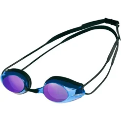 Arena Tracks Mirrored Goggles - Black & Blue