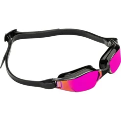 Aqua Sphere Xceed Goggles - Pink Titanium Mirror/Black/Black -Swimmer Store black tbc 3