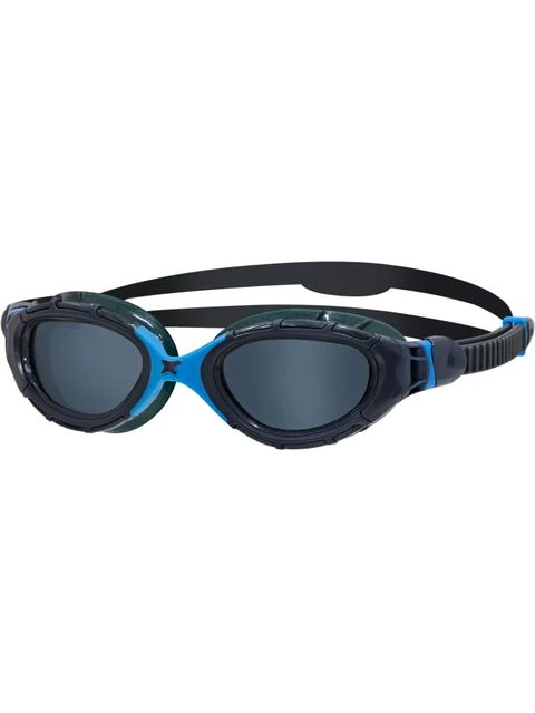 Zoggs Predator Flex Goggles - Smoke Tint/Grey/Blue 1 Zoggs Predator Flex Goggles - Smoke Tint/Grey/Blue