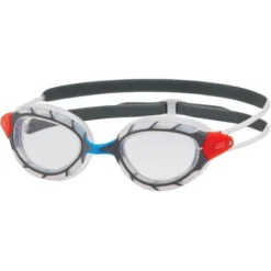Zoggs Predator Goggles Small Fit - Clear/Grey/Clear