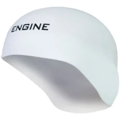 Engine Dome Race Swim Cap - White