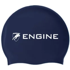 Engine Solid Swim Cap - Navy