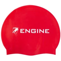 Engine Solid Swim Cap - Red