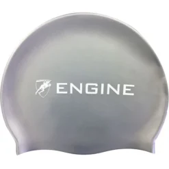 Engine Solid Swim Cap - Silver