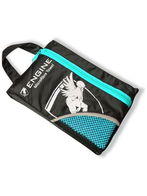 Engine Swim & Gym Micro Towel - Turquoise 2 Engine Swim & Gym Micro Towel - Turquoise - Image 2