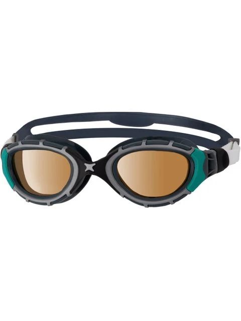 Zoggs Predator Flex Polarized Ultra Goggles Regular Fit - Polarized Copper/Black/Green 1 Zoggs Predator Flex Polarized Ultra Goggles Regular Fit - Polarized Copper/Black/Green