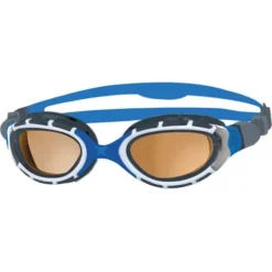 Zoggs Predator Flex Polarized Ultra Goggles Small Fit - Polarized Copper/Blue/Grey