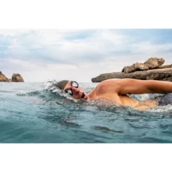 Zoggs Predator Titanium Goggles Small Fit - Mirrored Smoke/Red/Grey -Swimmer Store grey 461065 rdgymsms 2