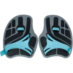 Aqua Sphere Ergoflex Hand Paddles - Black/Light Blue