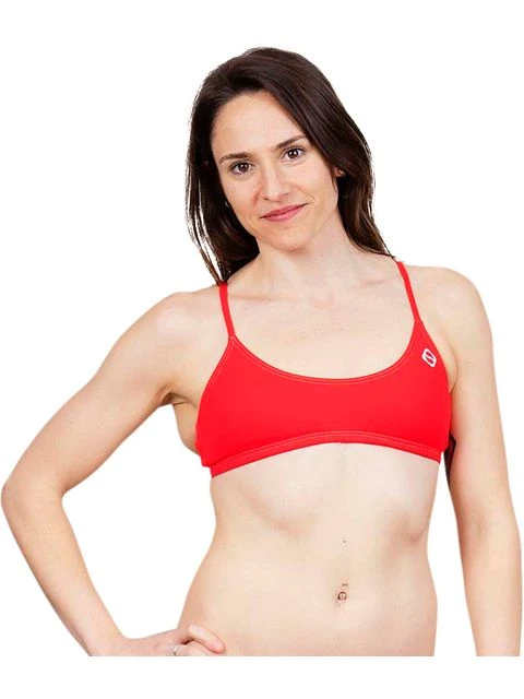 Odeclas Sports Bikini Top - Red 1 Odeclas Sports Bikini Top - Red