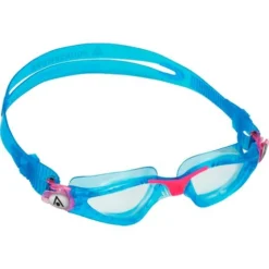 Aqua Sphere Kayenne Junior Goggles - Clear/Aqua/Pink -Swimmer Store pink 192070 2