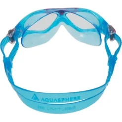 Aqua Sphere Vista Junior Swim Mask - Clear/Turquoise/Pink -Swimmer Store pink 197780 3