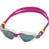 Aqua Sphere Kayenne Compact Goggles - Smoke/Clear/Raspberry
