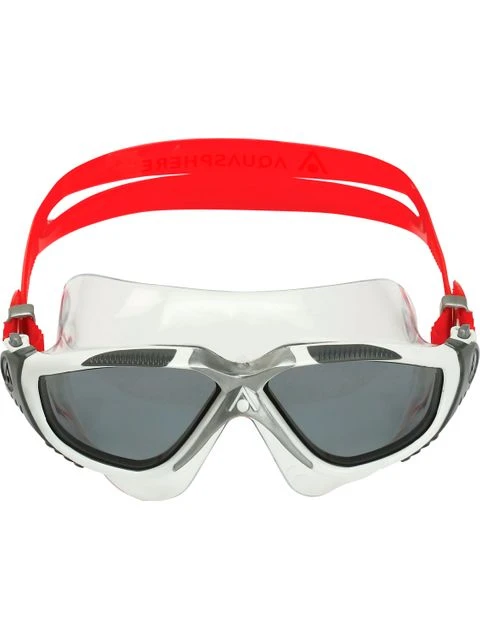 Aqua Sphere Vista Swim Mask - Smoke/White/Grey/Red 2 Aqua Sphere Vista Swim Mask - Smoke/White/Grey/Red - Image 2