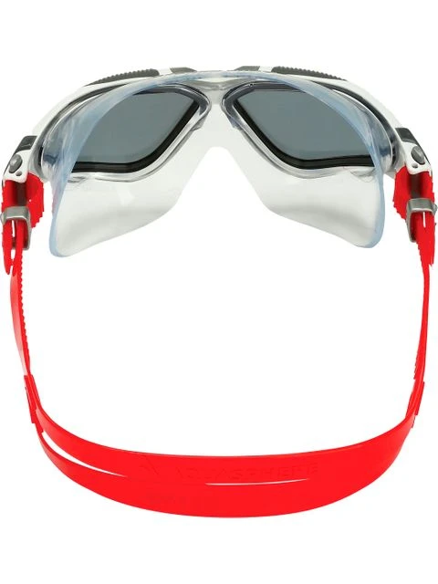 Aqua Sphere Vista Swim Mask - Smoke/White/Grey/Red 4 Aqua Sphere Vista Swim Mask - Smoke/White/Grey/Red - Image 4