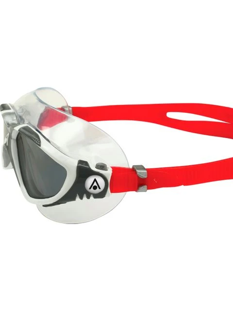 Aqua Sphere Vista Swim Mask - Smoke/White/Grey/Red 5 Aqua Sphere Vista Swim Mask - Smoke/White/Grey/Red - Image 5