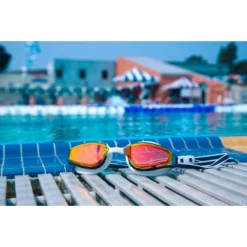 Aqua Sphere Fastlane Googles - Titanium Red Mirror / Navy / Red -Swimmer Store red 191820 5