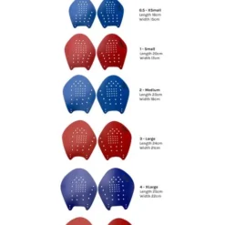 Strokemakers Hand Paddles - Size 0.5 XS Navy -Swimmer Store strokemakers hand paddles size 05 xs blue ss05b 8