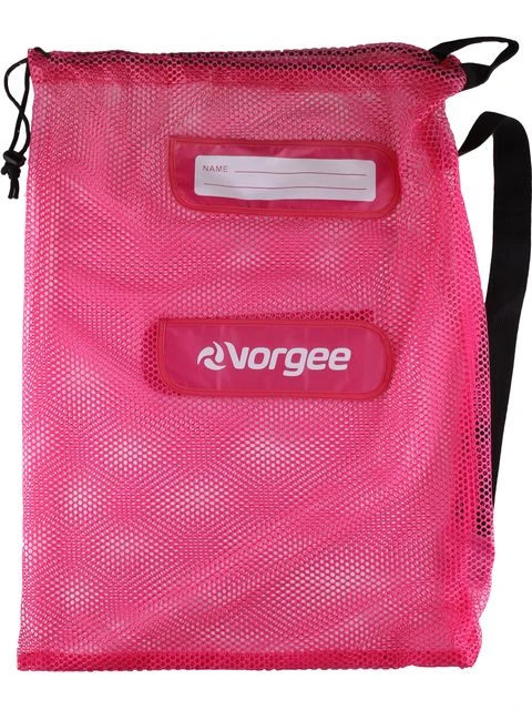 Vorgee Mesh Equipment Bag - Pink 1 Vorgee Mesh Equipment Bag - Pink