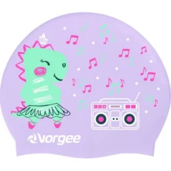 Vorgee Junior Character Swim Cap - Dancing Dino