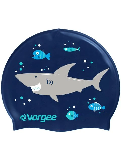 Vorgee Junior Character Swim Cap - Shark 1 Vorgee Junior Character Swim Cap - Shark