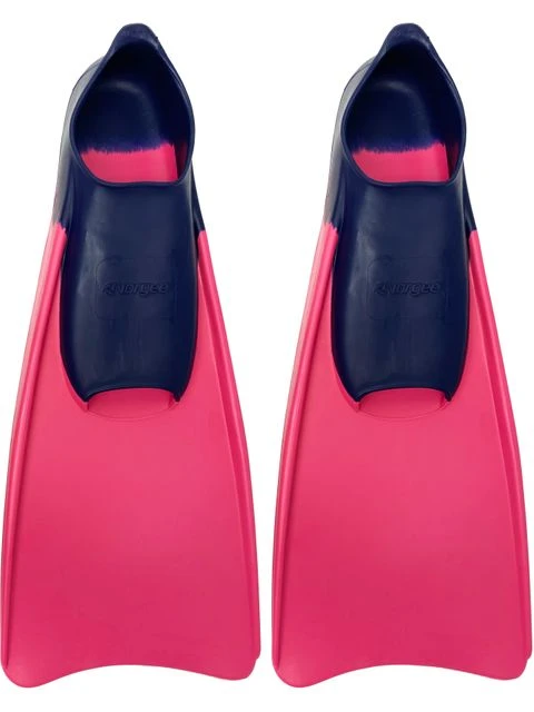 Vorgee Tech Long Blade Fins - Pink & Navy 1 Vorgee Tech Long Blade Fins - Pink & Navy
