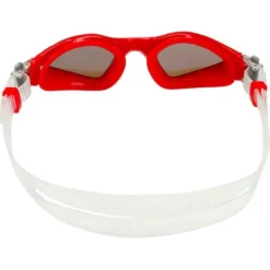 Aqua Sphere Kayenne Goggles Compact Fit - Blue Titanium Mirror/Red/White -Swimmer Store white 191670 2