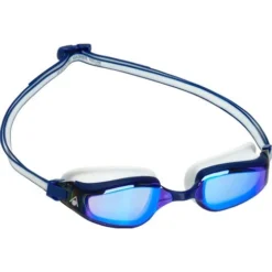 Aqua Sphere Fastlane Goggles - Titanium Blue Mirror / Blue / White 10 Aqua Sphere Fastlane Goggles - Titanium Blue Mirror / Blue / White -Swimmer Store white 191790 2