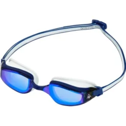 Aqua Sphere Fastlane Goggles - Titanium Blue Mirror / Blue / White