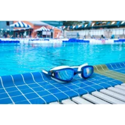 Aqua Sphere Fastlane Goggles - Titanium Blue Mirror / Blue / White 12 Aqua Sphere Fastlane Goggles - Titanium Blue Mirror / Blue / White -Swimmer Store white 191790 5