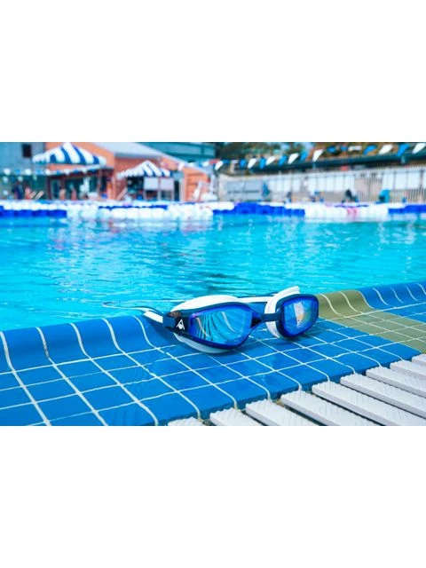 Aqua Sphere Fastlane Goggles - Titanium Blue Mirror / Blue / White 6 Aqua Sphere Fastlane Goggles - Titanium Blue Mirror / Blue / White - Image 6