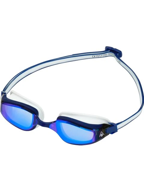Aqua Sphere Fastlane Goggles - Titanium Blue Mirror / Blue / White 1 Aqua Sphere Fastlane Goggles - Titanium Blue Mirror / Blue / White