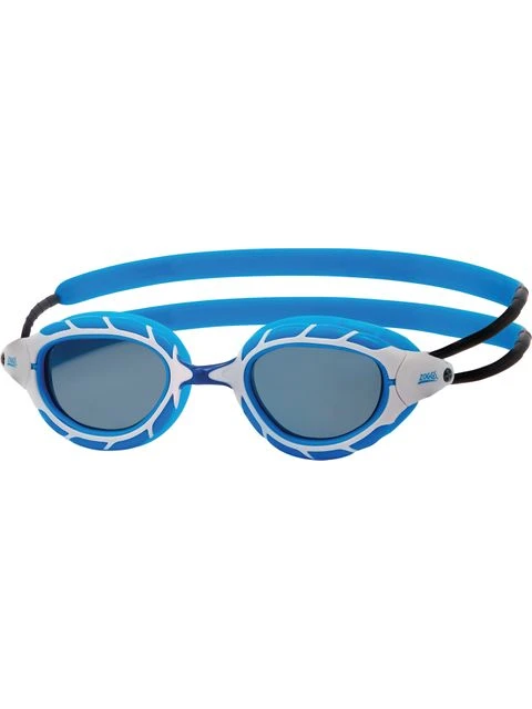Zoggs Predator Goggles Small Fit - Tint Smoke/Blue/White 1 Zoggs Predator Goggles Small Fit - Tint Smoke/Blue/White