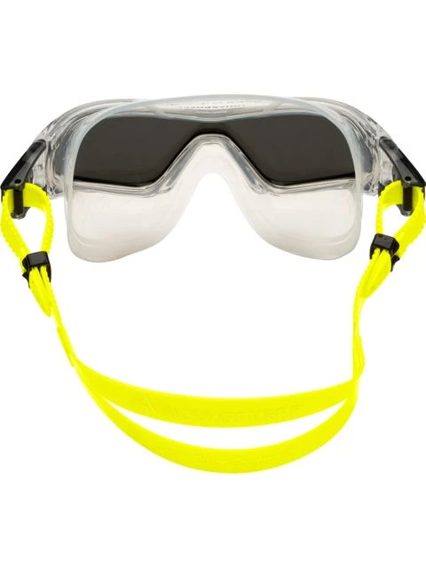 Aqua Sphere Vista Pro Swim Mask - Silver Titanium Mirror/Clear/Yellow 4 Aqua Sphere Vista Pro Swim Mask - Silver Titanium Mirror/Clear/Yellow - Image 4