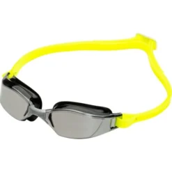 Aqua Sphere Xceed Goggles - Silver Titanium Mirror/Black/Yellow