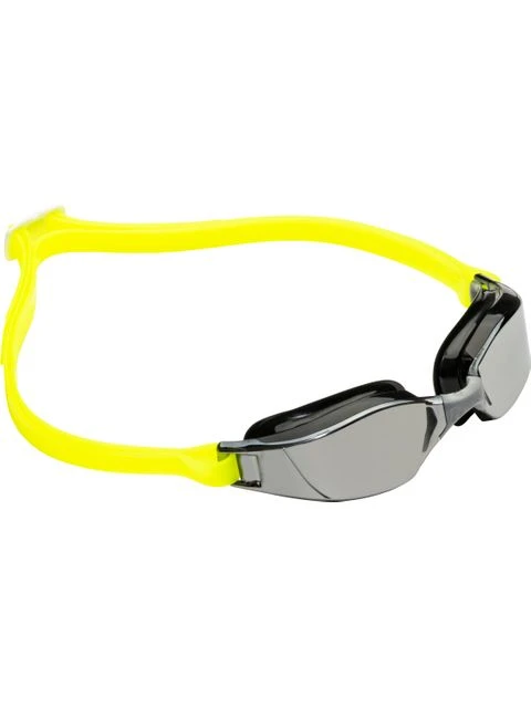 Aqua Sphere Xceed Goggles - Silver Titanium Mirror/Black/Yellow 4 Aqua Sphere Xceed Goggles - Silver Titanium Mirror/Black/Yellow - Image 4