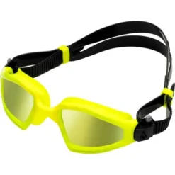 Aqua Sphere Kayenne Pro Goggles - Titanium Yellow Mirror/Yellow/Yellow