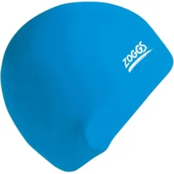 Zoggs Junior Plain Swim Cap - Blue