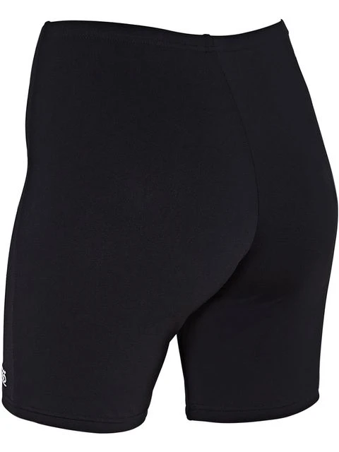 Zoggs Mackenzie Mid-Thigh Shorts - Black 2 Zoggs Mackenzie Mid-Thigh Shorts - Black - Image 2
