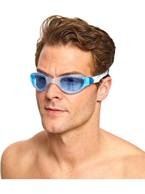 Zoggs Phantom 2.0 Goggles - Blue Tint/Clear/Blue 2 Zoggs Phantom 2.0 Goggles - Blue Tint/Clear/Blue - Image 2