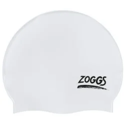 Zoggs Plain Swim Cap - White
